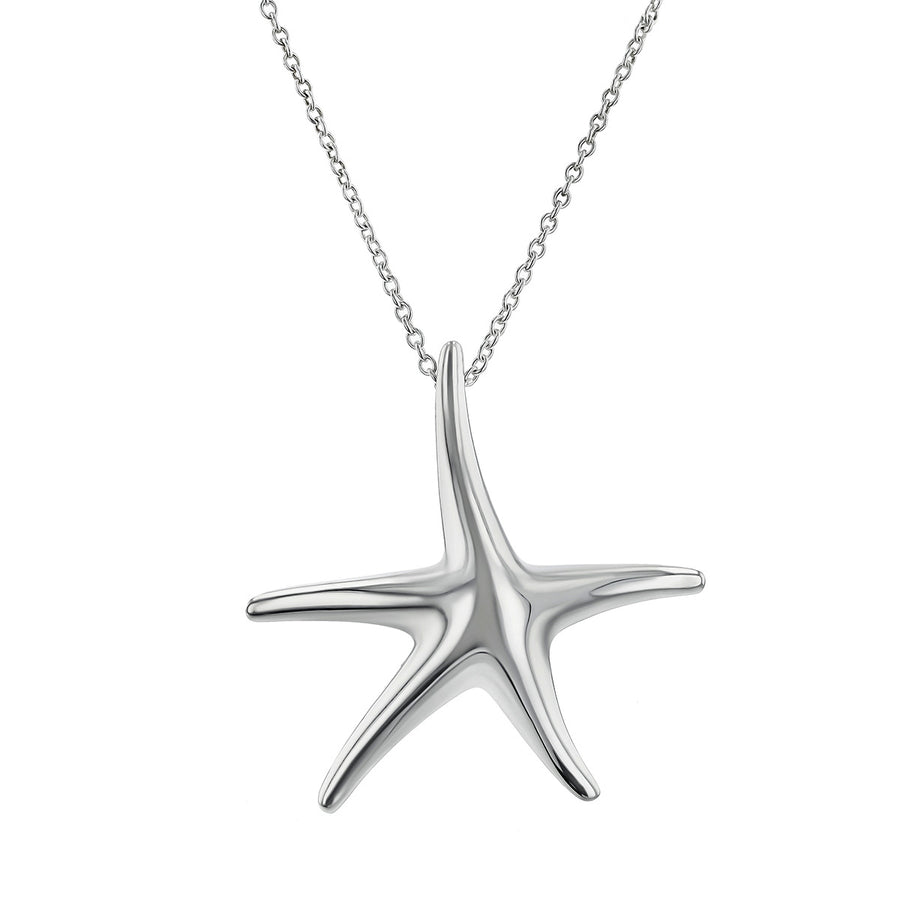 Elsa Peretti Starfish Pendant Necklace in Sterling Silver