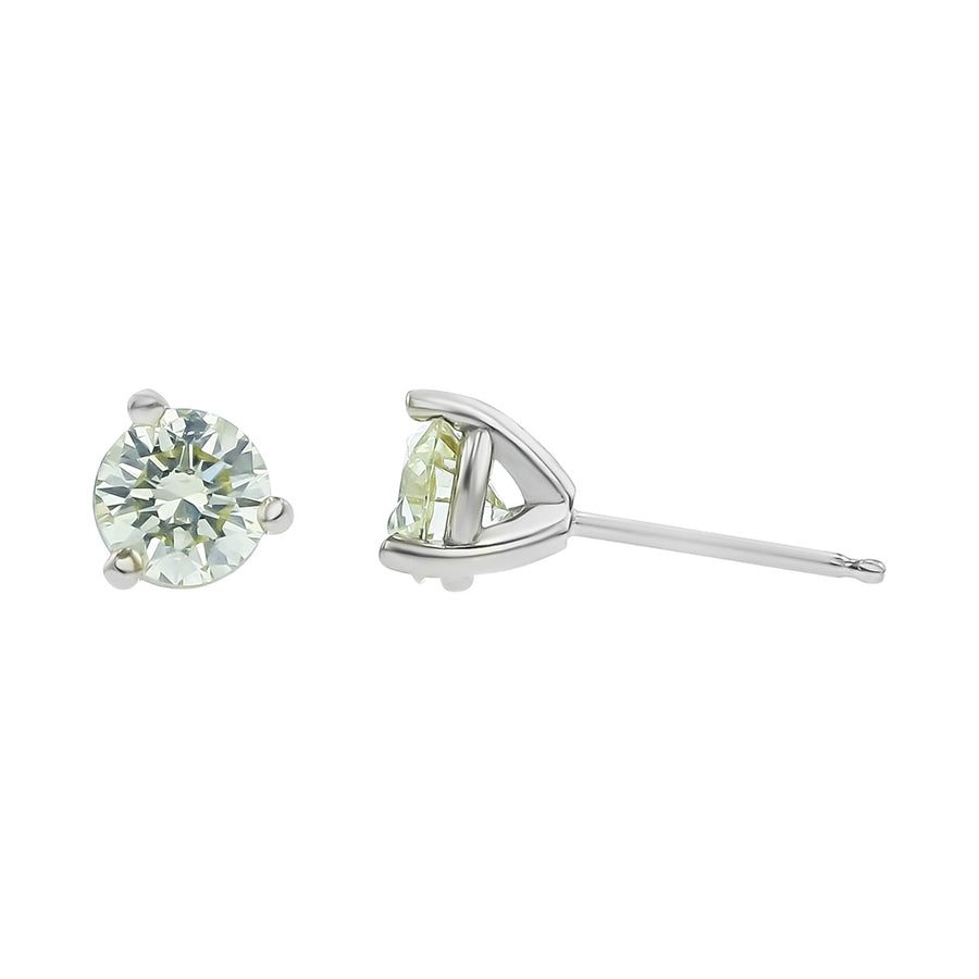 1.00-Carat Diamond Stud Earrings in 14K White Gold