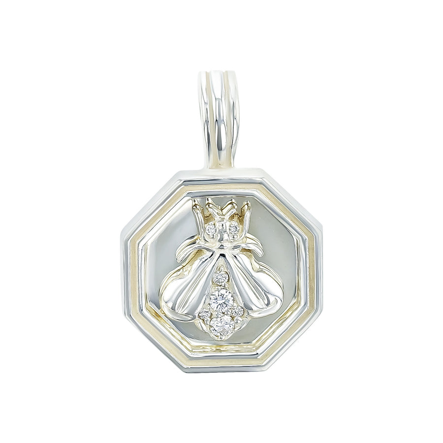 Slane Sterling Silver Diamond Honey Bee Charm