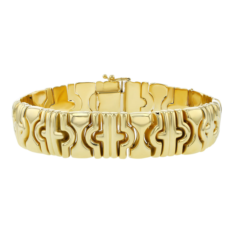 14K Yellow Gold Byzantine Bracelet