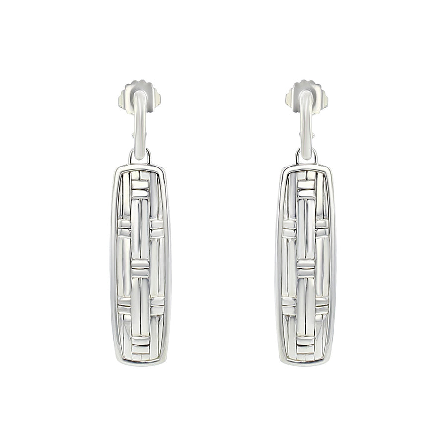 John Hardy Sterling Silver Bedeg Drop Earrings