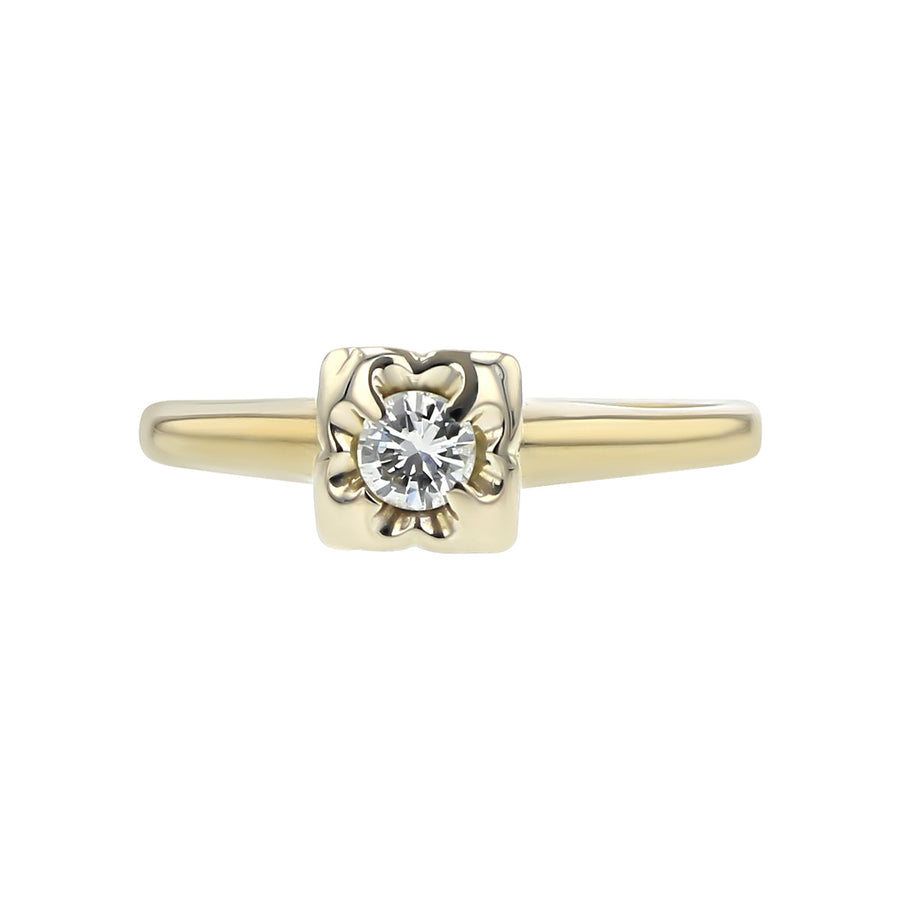 Brilliant Diamond Solitaire Engagement Ring