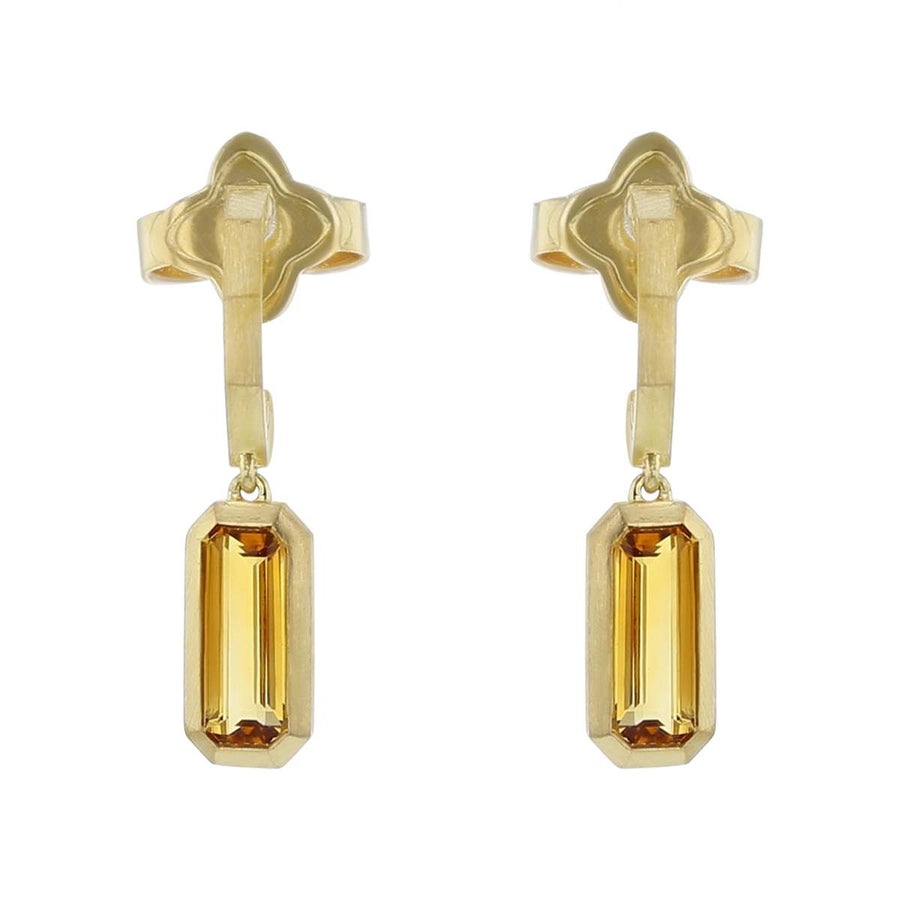 David Yurman Novella Drop Earrings with Citrine