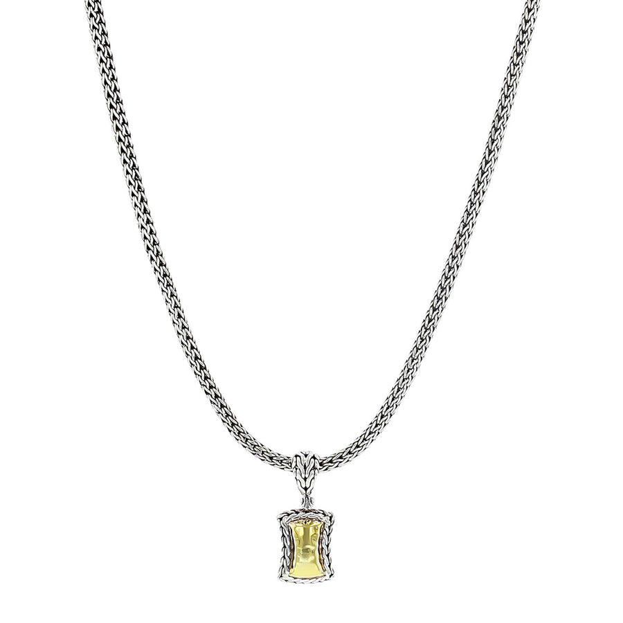 John Hardy Sterling Silver 22K Yellow Gold Palu Pendant
