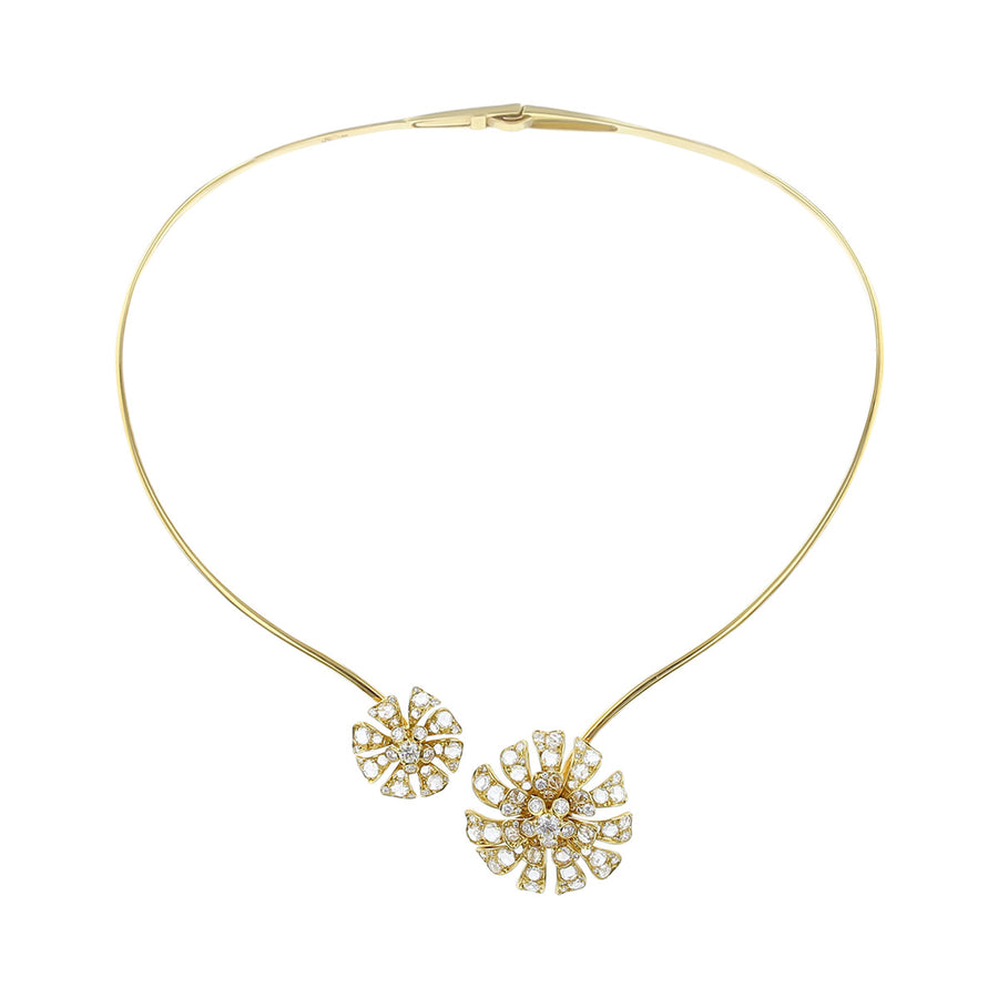 Maria Canale 16-Inch Floral Hinged Necklace
