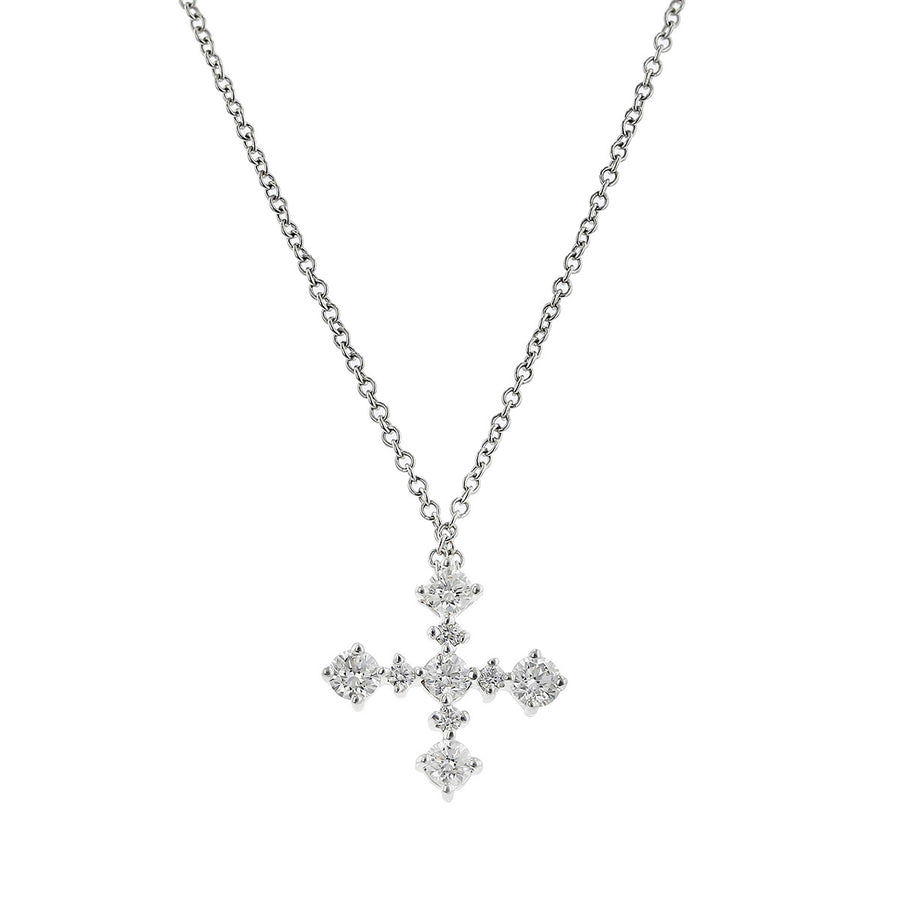 Maria Canale 18K White Gold Diamond Pendant Necklace