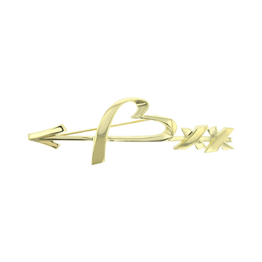 Tiffany Paloma Picasso Graffiti Heart and Arrow Brooch