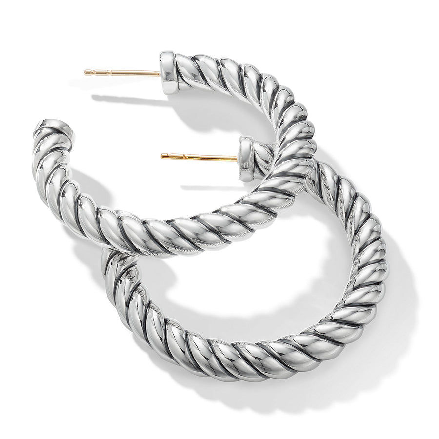 Cable Classics Hoop Earrings