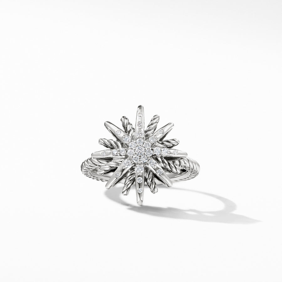 Starburst Ring with Diamonds