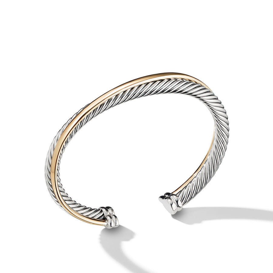 Crossover Cuff with Gold