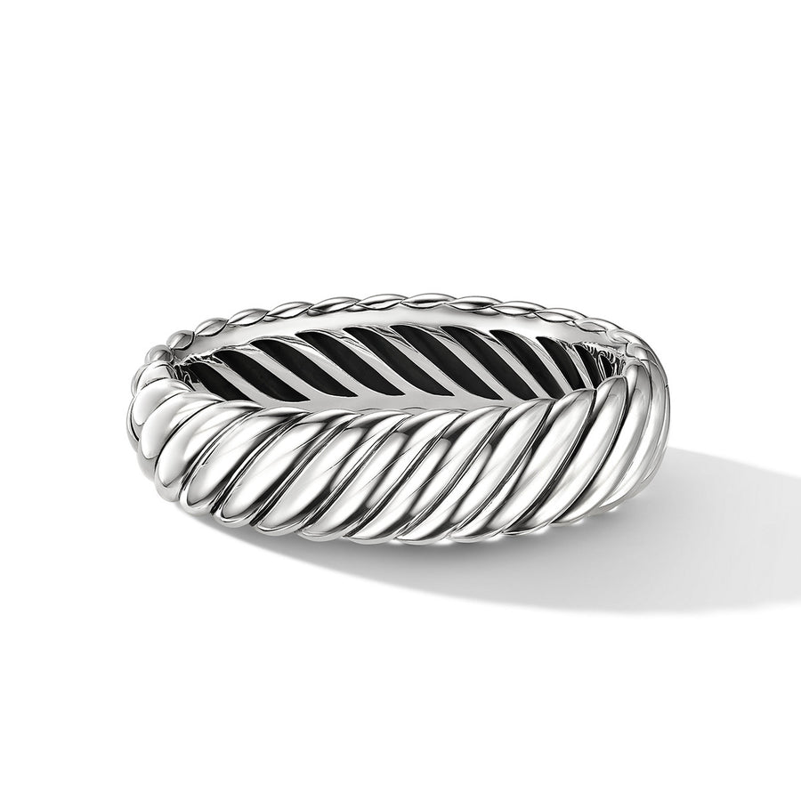 Sculpted Cable Bracelet in Sterling Silver