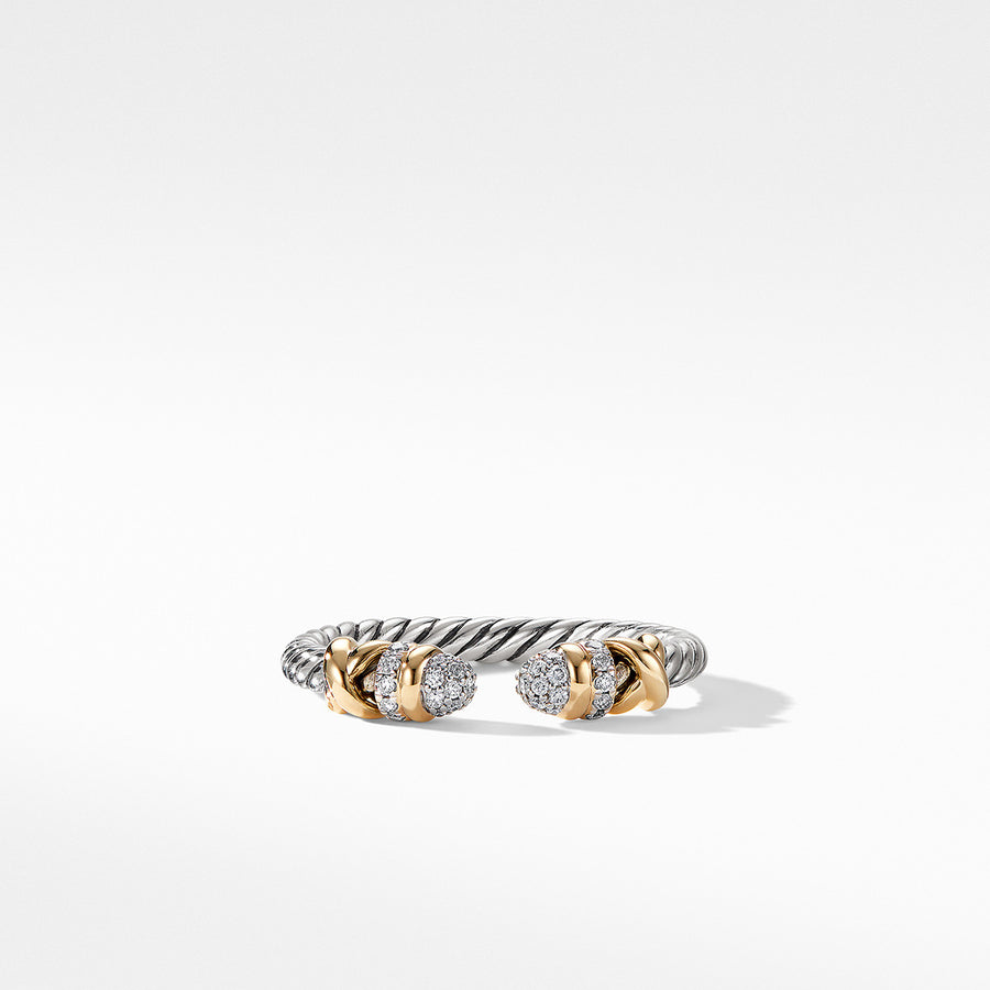 Petite Helena Ring with 18K Yellow Gold and Diamonds