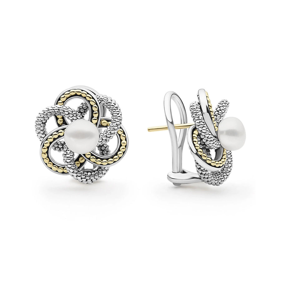 Love Knot Pearl Earrings