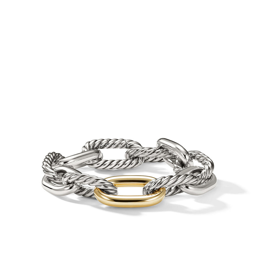 DY Madison Large Bracelet with 18K Gold