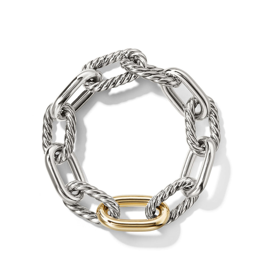 DY Madison Large Bracelet with 18K Gold