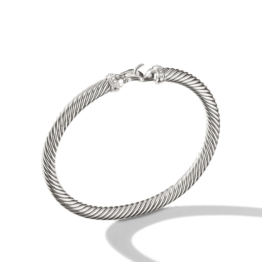 Cable Buckle Bracelet with Diamonds