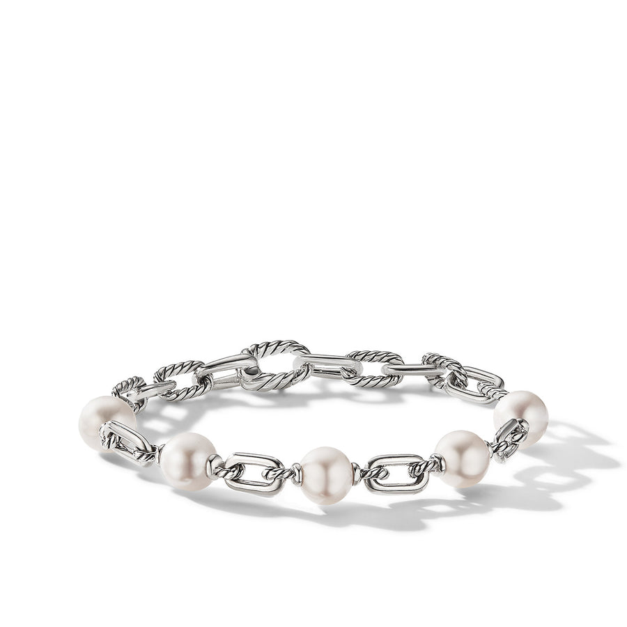 DY Madison Pearl Chain Bracelet in Sterling Silver