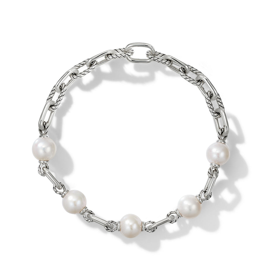 DY Madison Pearl Chain Bracelet in Sterling Silver