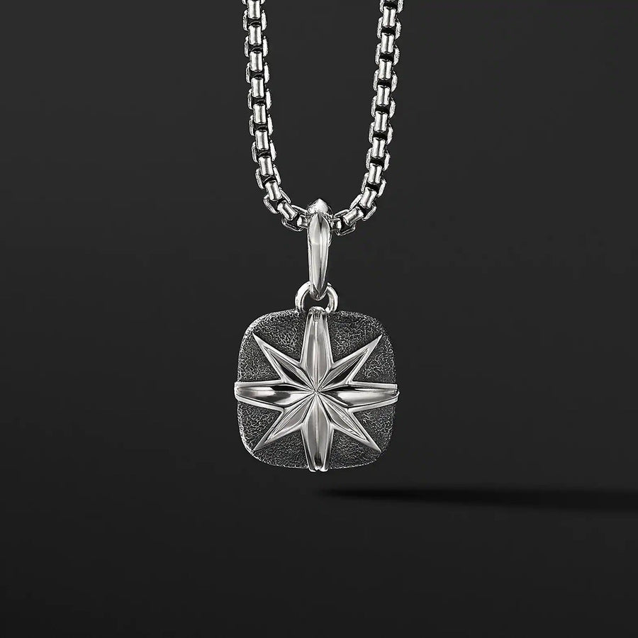 Maritime North Star Cushion Pendant