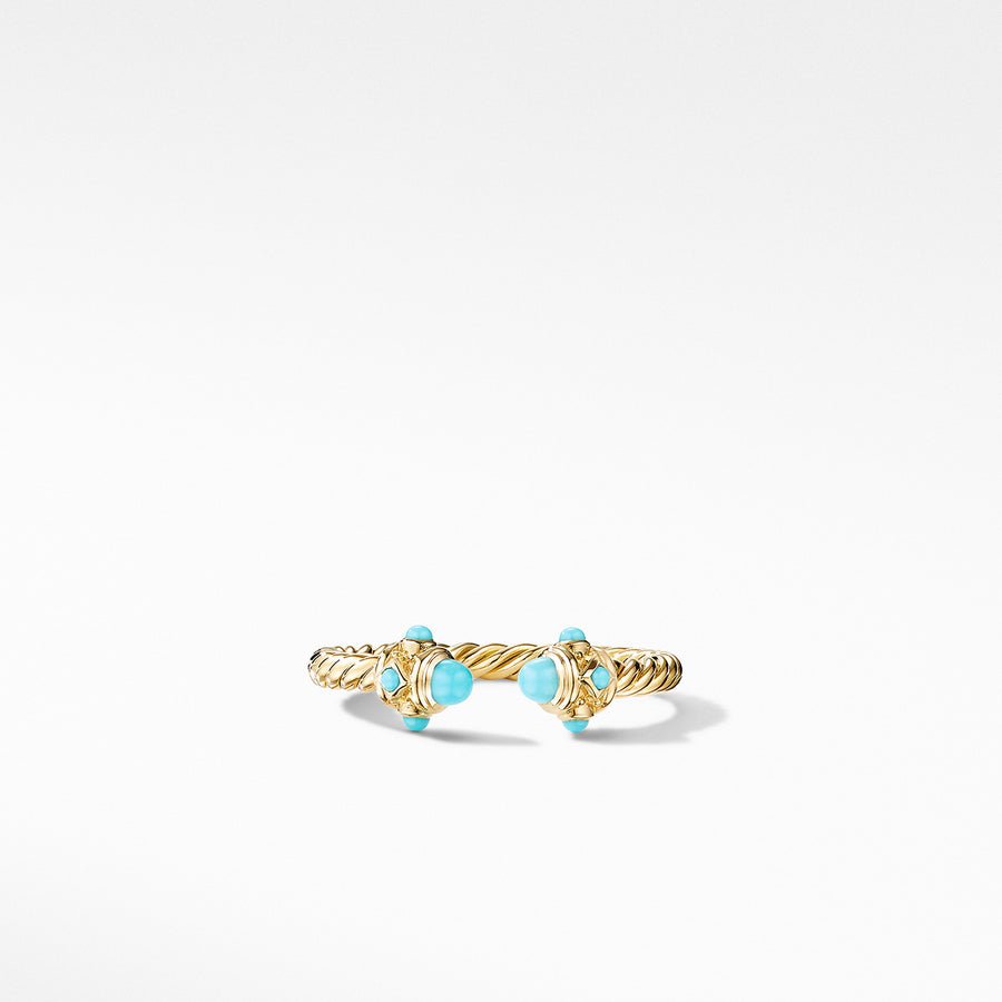 Renaissance Color Ring in 18K Yellow Gold with Turquoise