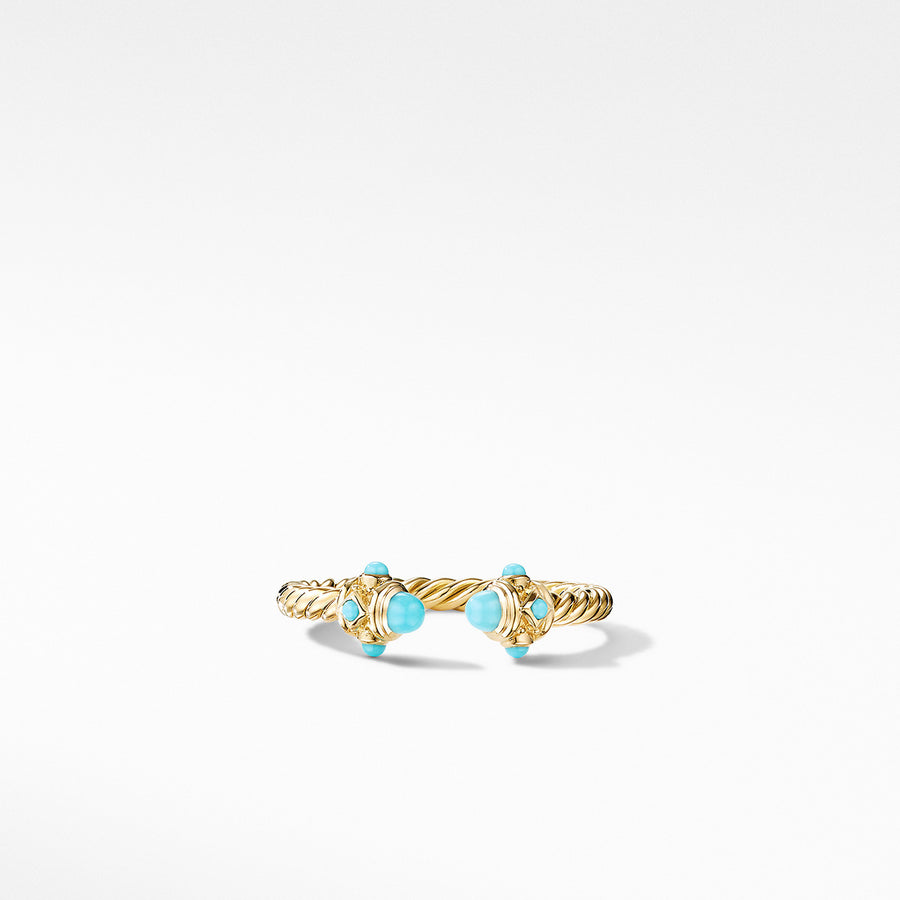 Renaissance Color Ring in 18K Yellow Gold with Turquoise