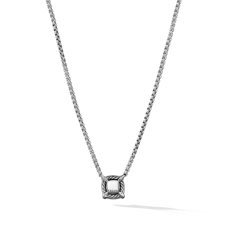 Petite Chatelaine Pendant Necklace with Full Pave Diamonds