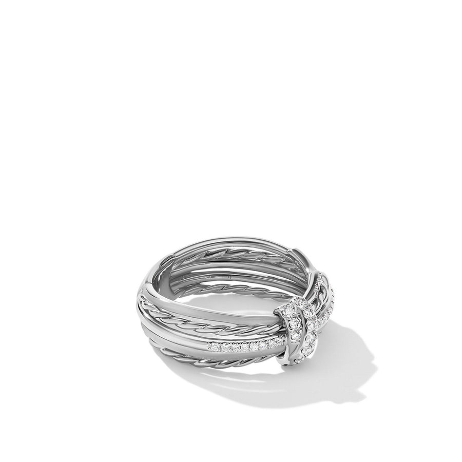 Angelika Ring with Pave Diamonds