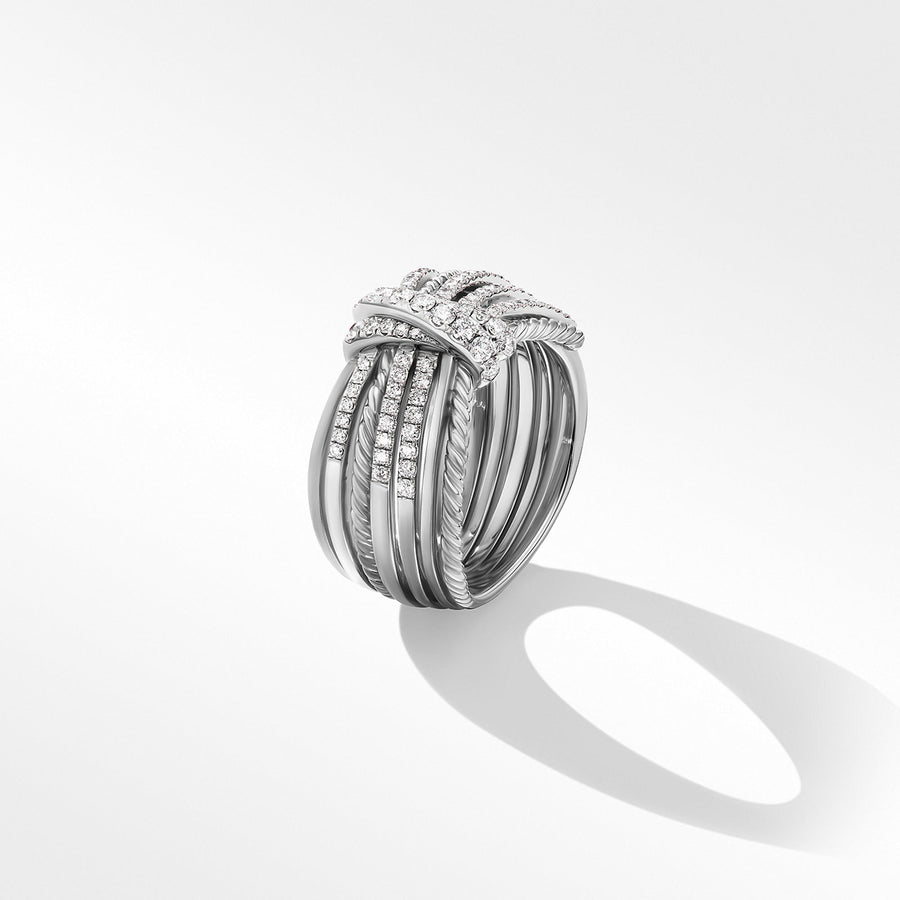 Angelika Ring with Pave Diamonds