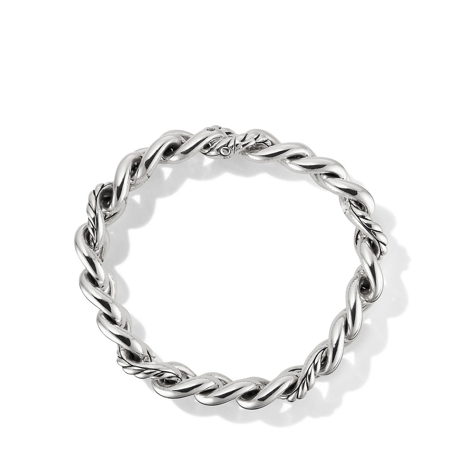 Curb Chain Bracelet in Sterling Silver