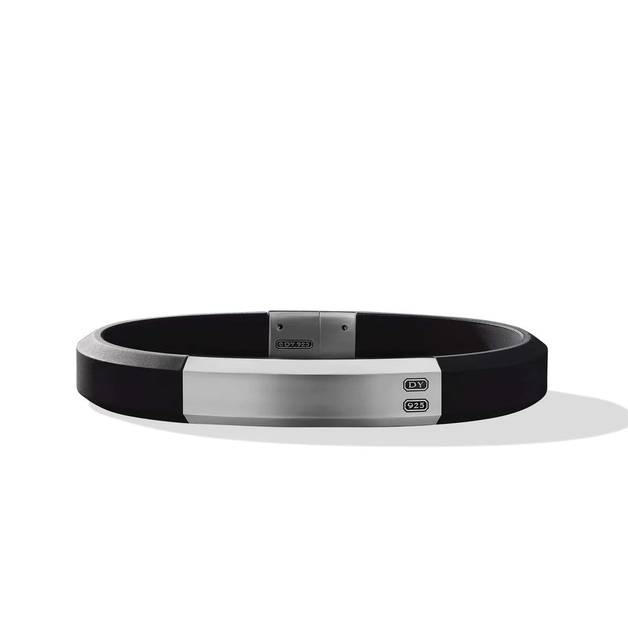 Streamline ID Black Rubber Bracelet