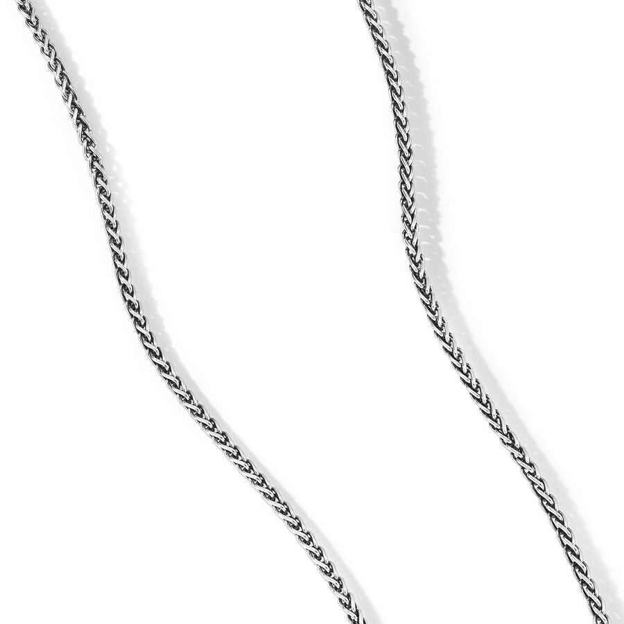 Wheat Chain Necklace in Sterling Silver