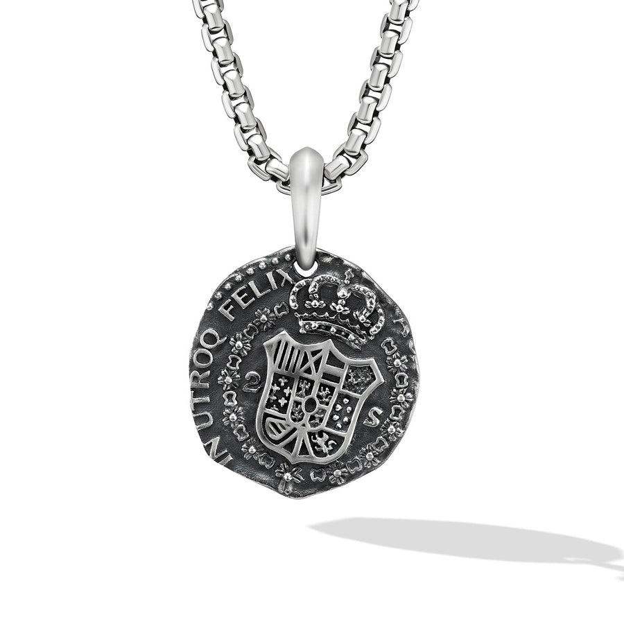 Shipwreck Coin Amulet in Sterling Silver