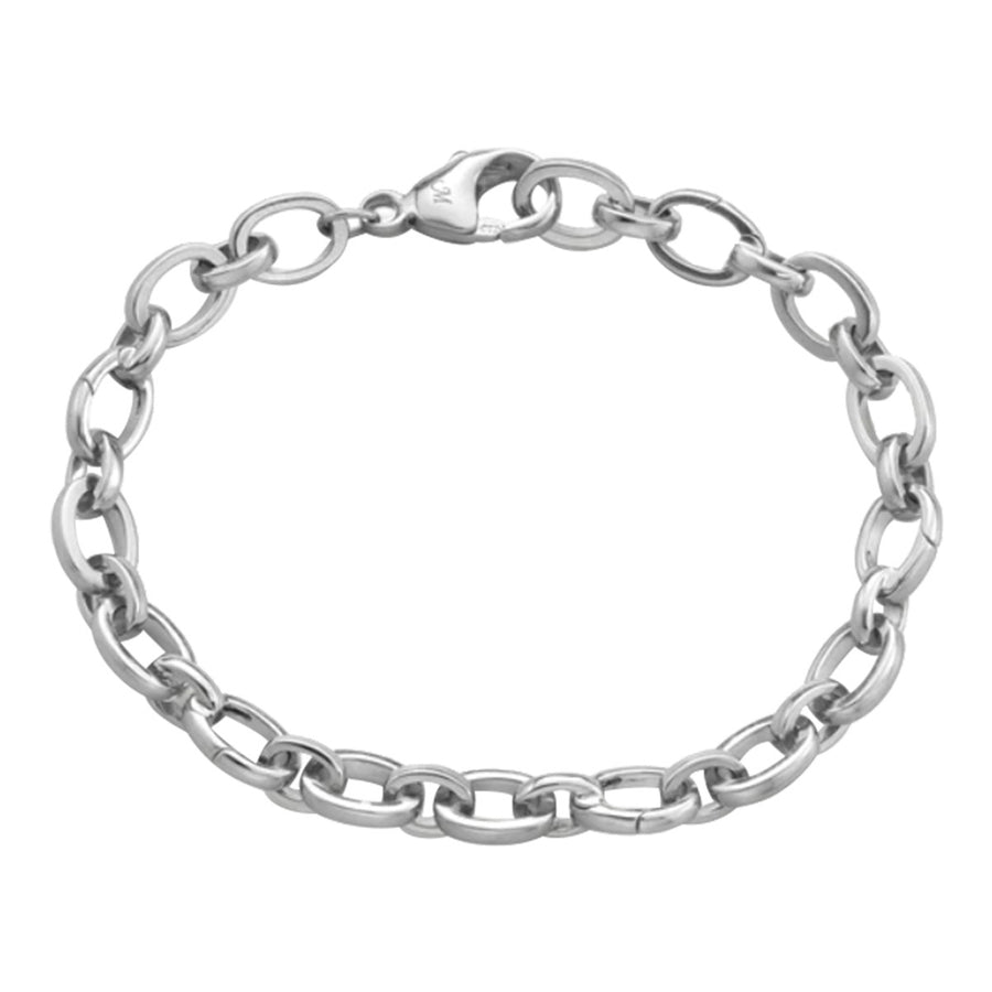 Audrey Link Charm Bracelet in Sterling Silver