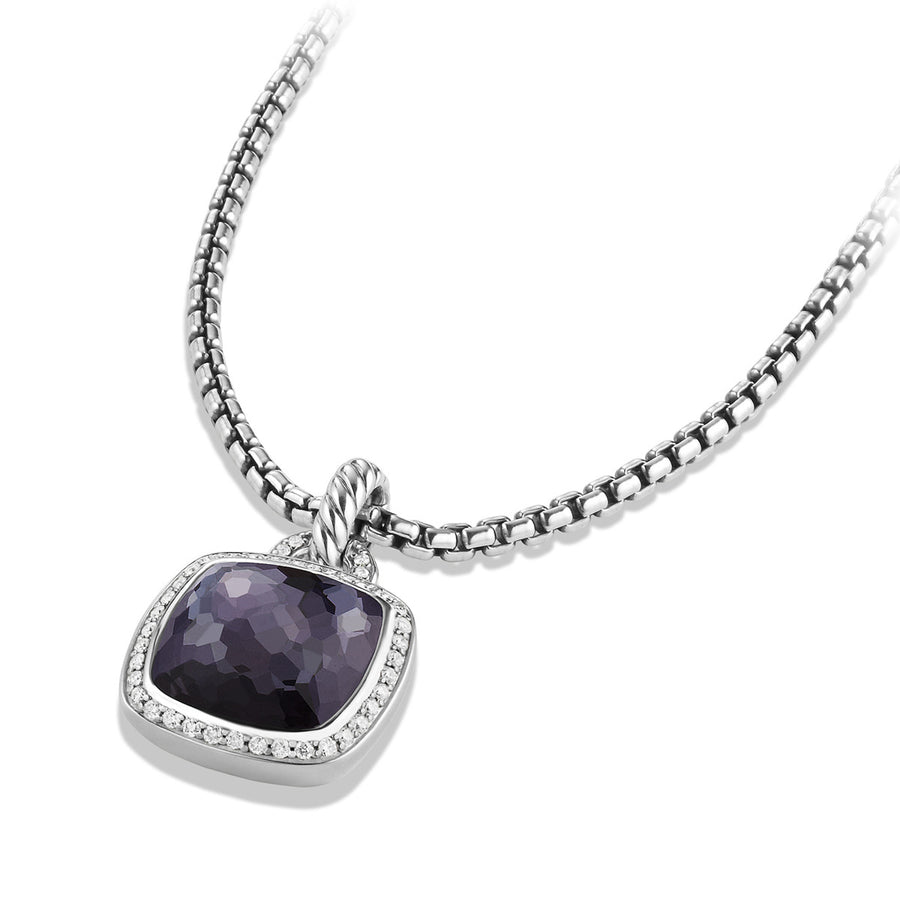 Pendant with Lavender Amethyst and Diamonds