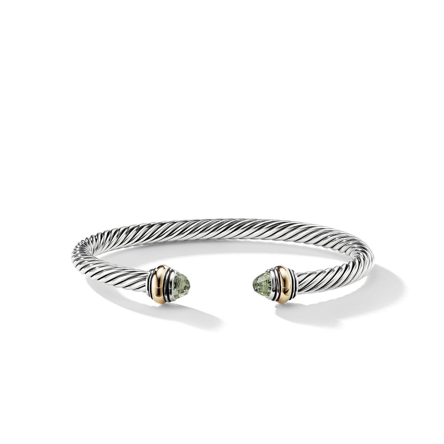 Cable Classic Bracelet Prasiolite