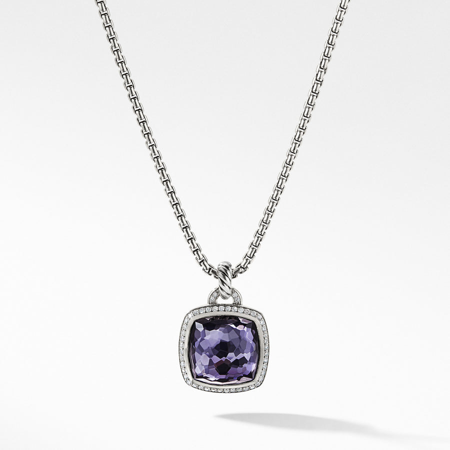 Pendant with Lavender Amethyst and Diamonds