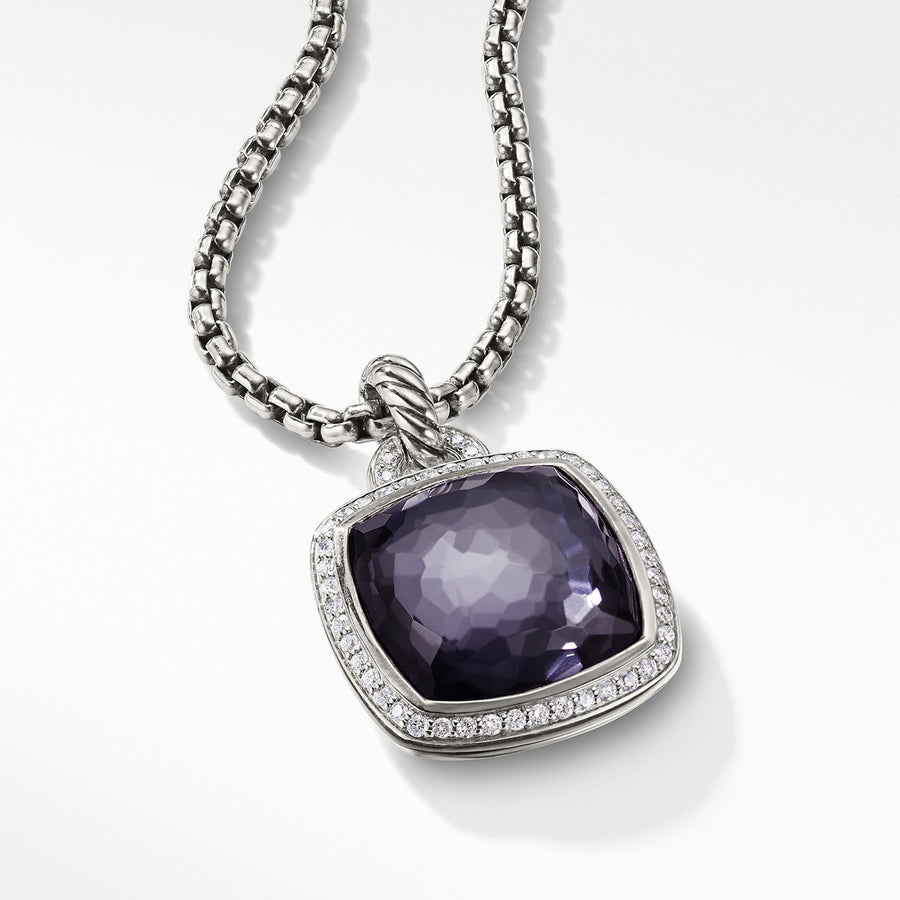 Pendant with Lavender Amethyst and Diamonds