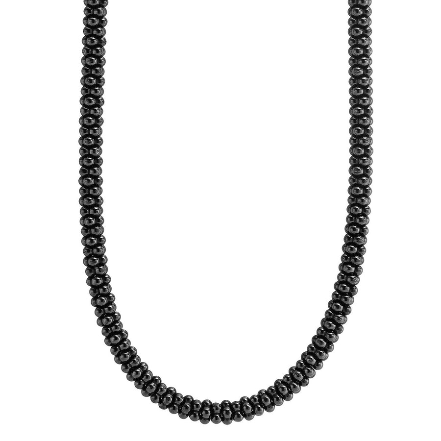 Black Caviar Beaded Necklace