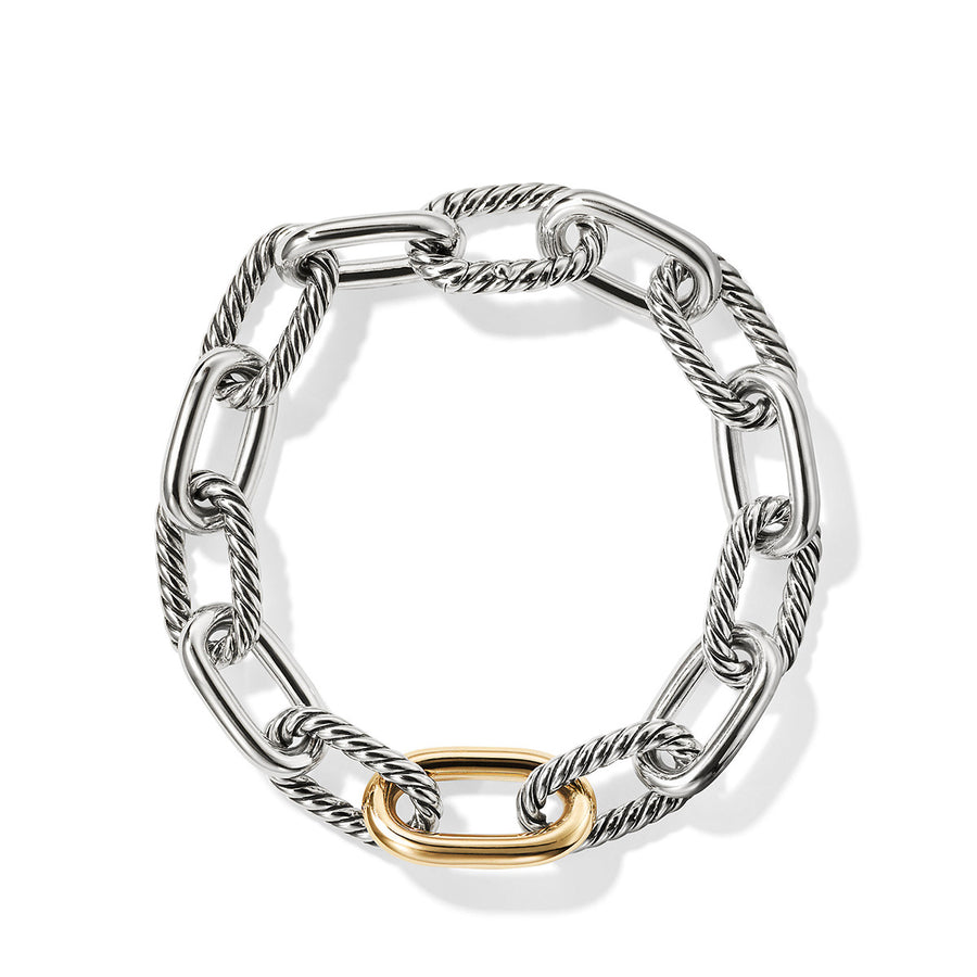 DY Madison Medium Bracelet with 18K Gold