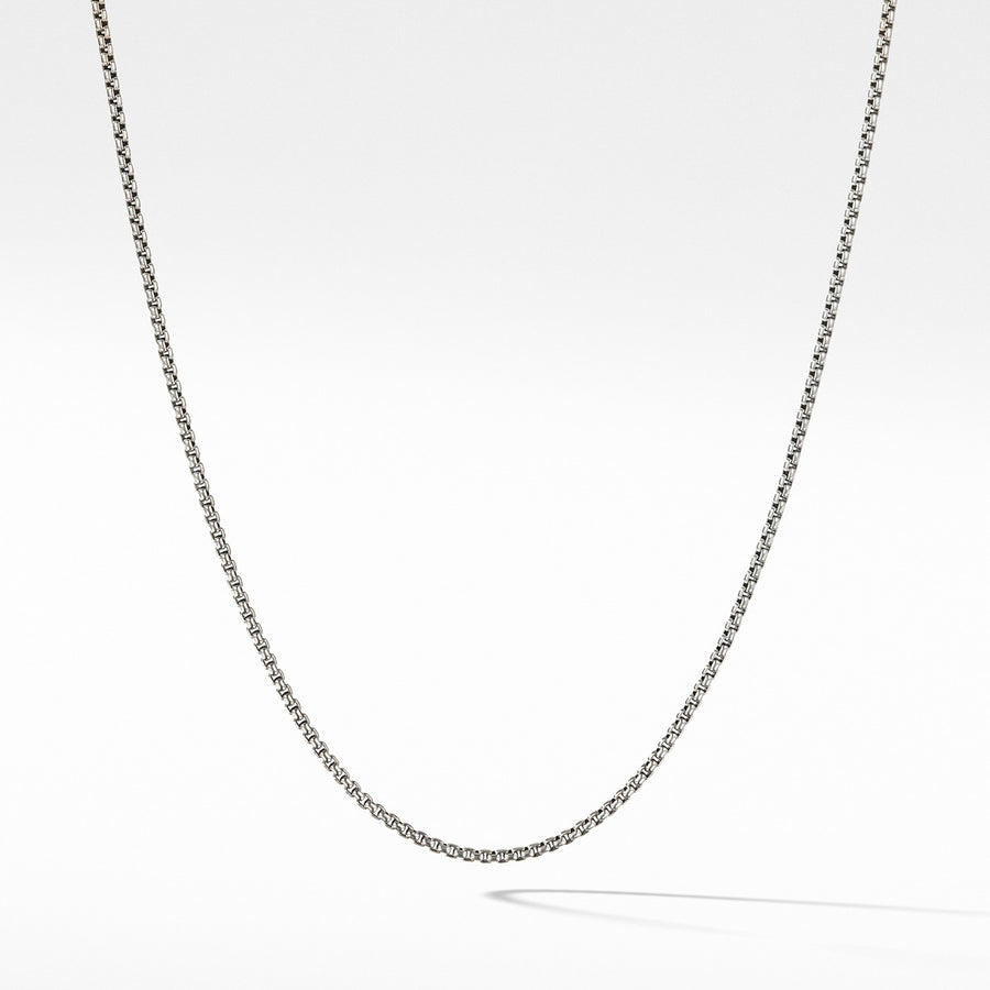 Box Chain Necklace with Gold