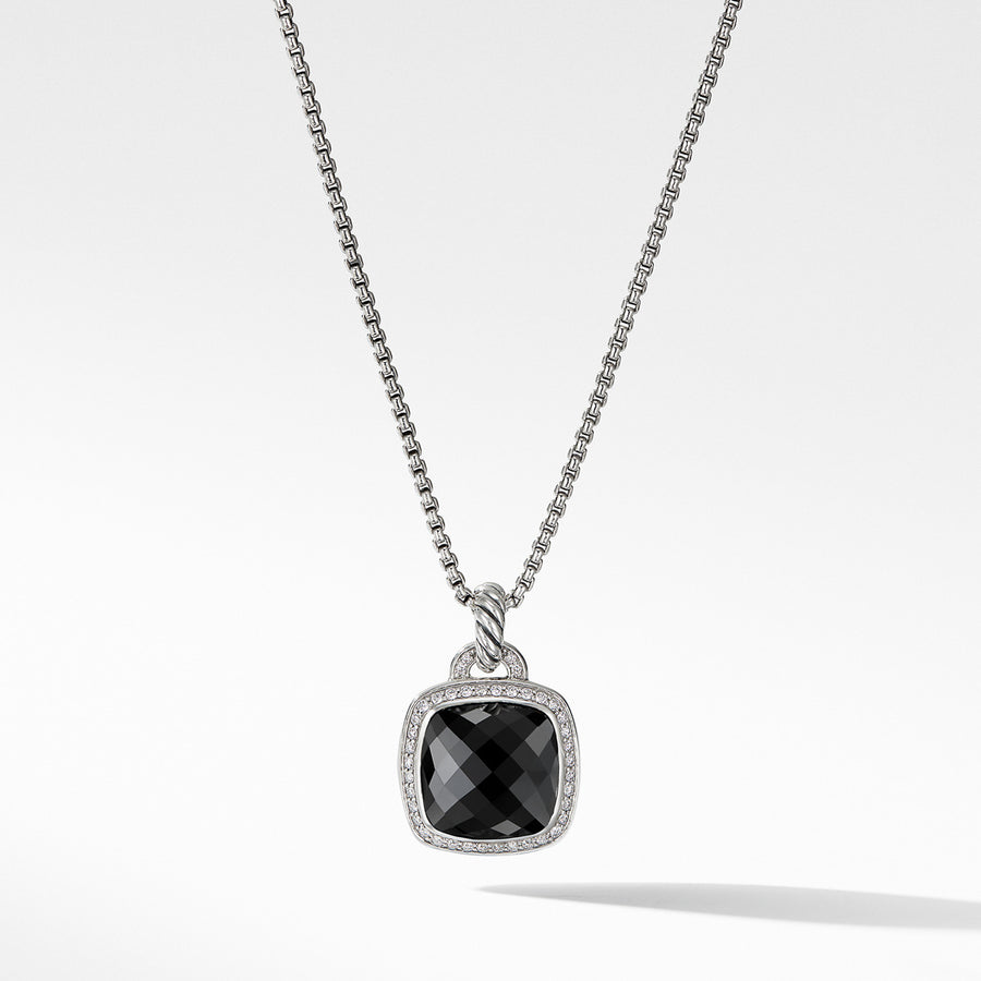 Pendant with Black Onyx and Diamonds