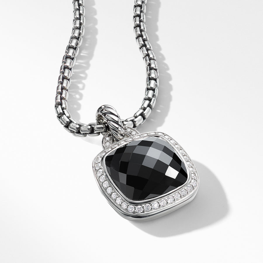 Pendant with Black Onyx and Diamonds