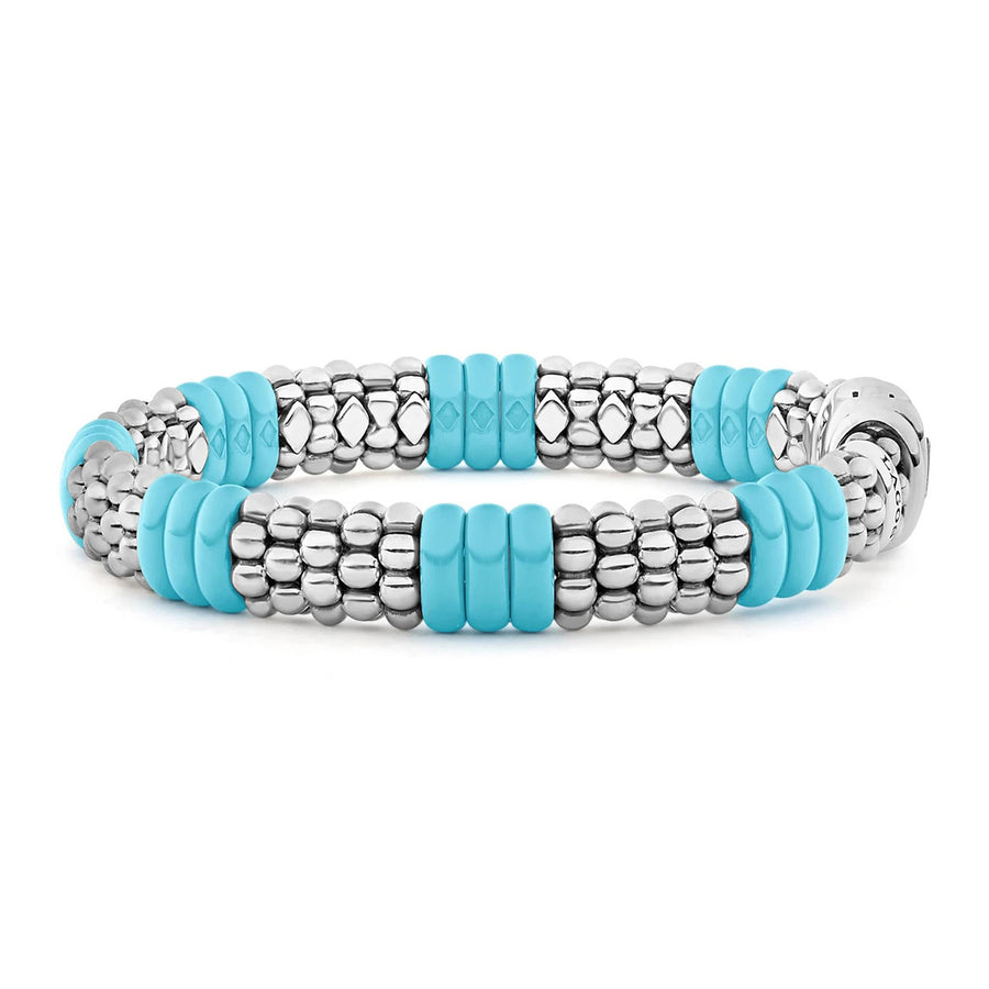 Blue Caviar Beaded Bracelet