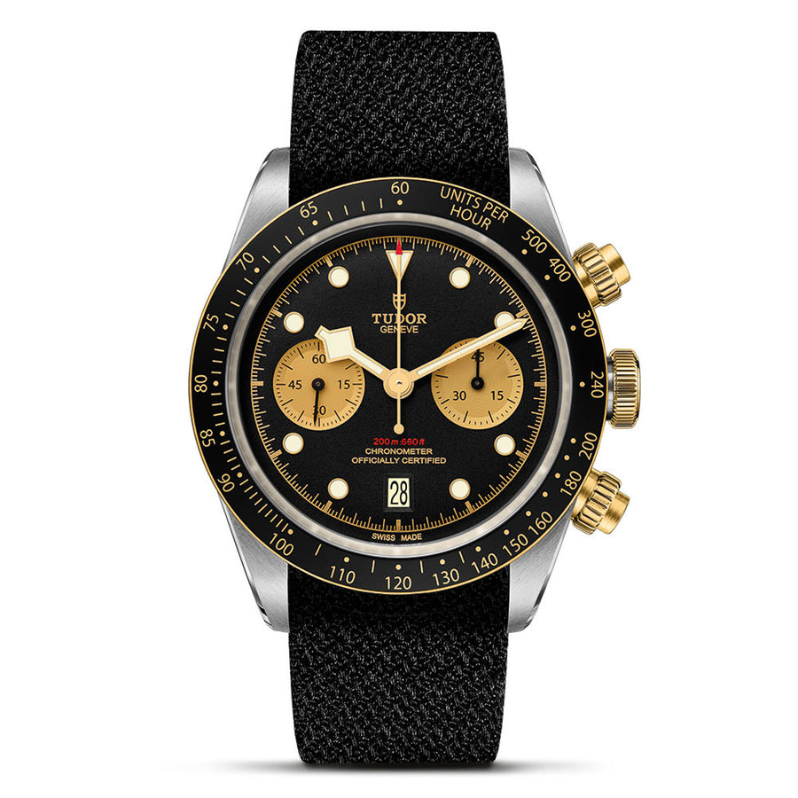 TUDOR Black Bay Chrono S&G 41mm - M79363N-0003 at Schwarzschild Jewelers