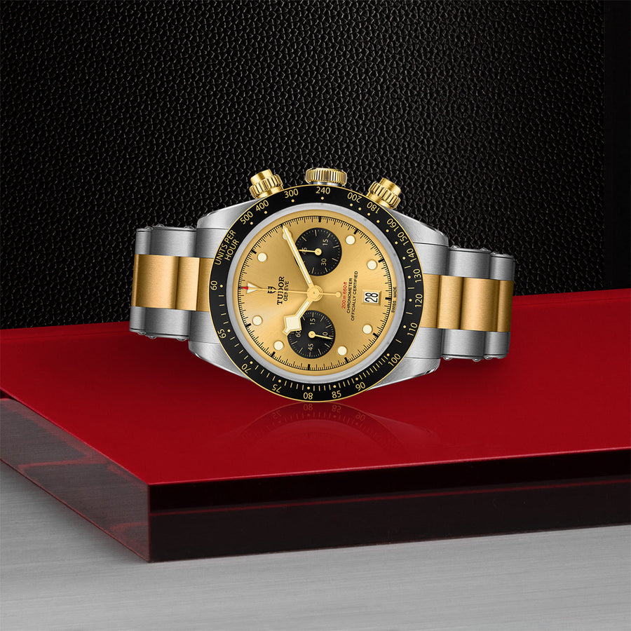TUDOR Black Bay Chrono S&G 41mm - M79363N-0007 at Schwarzschild Jewelers
